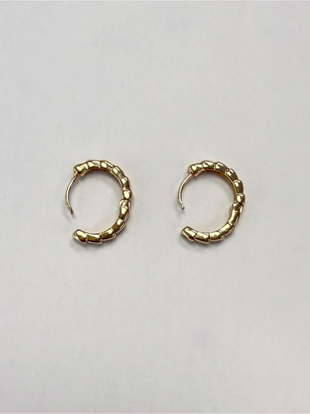 Nordstrom Tile Stack Huggie Hoop Earrings